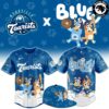 Asheville Tourists x Bluey Night Limited Edition Baseball Jersey