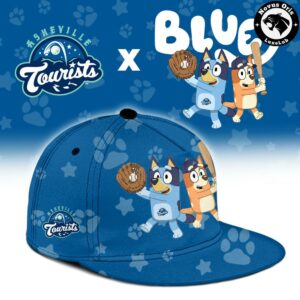 Asheville Tourists x Bluey Night Limited Edition Baseball Jersey 3