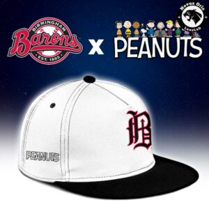 Birmingham Barons x Peanuts Night Limited Edition Baseball Jersey 3 1