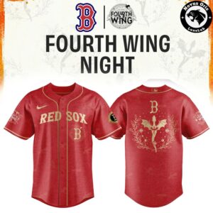 Boston Red Sox x Fourth Wing Night Limited Edition Baseball Jersey 1