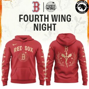 Boston Red Sox x Fourth Wing Night Limited Edition Hoodie 1