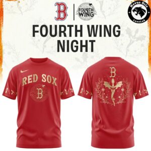 Boston Red Sox x Fourth Wing Night Limited Edition T Shirt 1