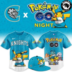 Charlotte Knights x Pokemon GO Night Limited Edition Baseball Jersey