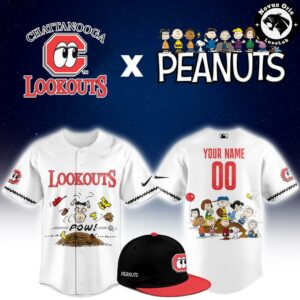 Chattanooga Lookouts x Peanuts Night Limited Edition Baseball Jersey