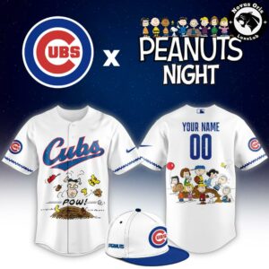 Chicago Cubs x Peanuts Night Limited Edition Baseball Jersey