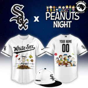 Chicago White Sox x Peanuts Night Limited Edition Baseball Jersey