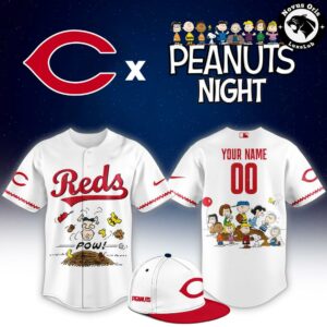 Cincinnati Reds x Peanuts Night Limited Edition Baseball Jersey