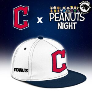 Cleveland Guardians x Peanuts Night Limited Edition Baseball Jersey 3