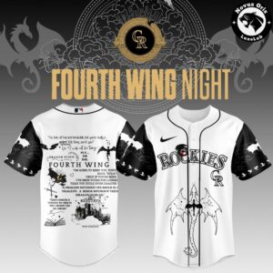 Colorado Rockies Fourth Wing Night Jersey Dragon Graphics Quotes Edition 2
