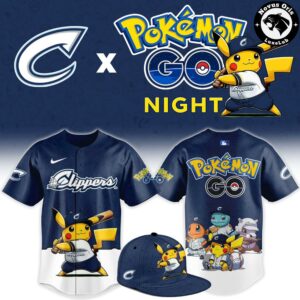Columbus Clippers x Pokemon GO Night Limited Edition Baseball Jersey