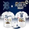 Detroit Tigers x Peanuts Night Limited Edition Baseball Jersey