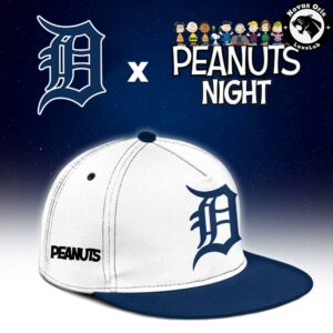 Detroit Tigers x Peanuts Night Limited Edition Baseball Jersey 3