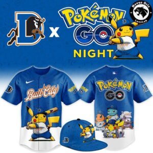 Durham Bulls x Pokemon GO Night Limited Edition Baseball Jersey