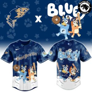 Dust Devils x Bluey Night Limited Edition Baseball Jersey 2