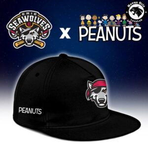 Erie SeaWolves x Peanuts Night Limited Edition Baseball Jersey 3