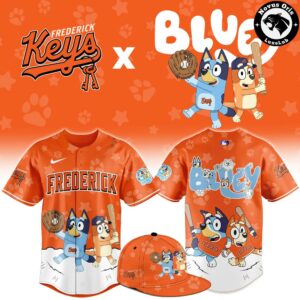 Frederick Keys x Bluey Night Limited Edition Baseball Jersey