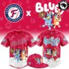 Fredericksburg Nationals x Bluey Night Limited Edition Baseball Jersey