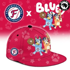 Fredericksburg Nationals x Bluey Night Limited Edition Baseball Jersey 3