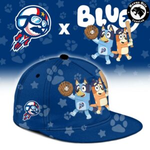 Kannapolis Cannon Ballers x Bluey Night Limited Edition Baseball Jersey 3