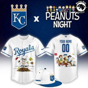 Kansas City Royals x Peanuts Night Limited Edition Baseball Jersey
