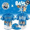 Lake County Captains x Bluey Night Limited Edition Baseball Jersey