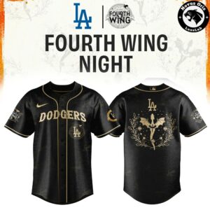 Los Angeles Dodgers x Fourth Wing Night Limited Edition Baseball Jersey 2
