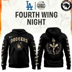 Los Angeles Dodgers x Fourth Wing Night Limited Edition Hoodie 2
