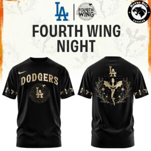 Los Angeles Dodgers x Fourth Wing Night Limited Edition T Shirt 2