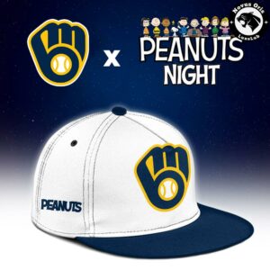 Milwaukee Brewers x Peanuts Night Limited Edition Baseball Jersey 3