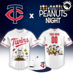 Minnesota Twins x Peanuts Night Limited Edition Baseball Jersey