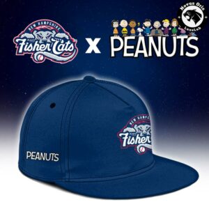 New Hampshire Fisher Cats x Peanuts Night Limited Edition Baseball Jersey 3