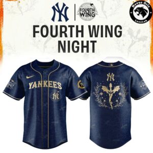 New York Yankees x Fourth Wing Night Limited Edition Baseball Jersey