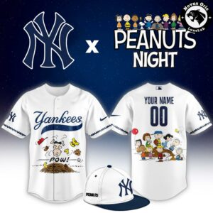 New York Yankees x Peanuts Night Limited Edition Baseball Jersey