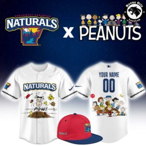 Northwest Arkansas Naturals x Peanuts Night Limited Edition Baseball Jersey 1