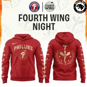 Philadelphia Phillies x Fourth Wing Night Limited Edition Hoodie