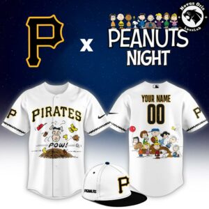 Pittsburgh Pirates x Peanuts Night Limited Edition Baseball Jersey