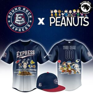 Round Rock Express x Peanuts Night Limited Edition Baseball Jersey