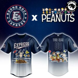 Round Rock Express x Peanuts Night Limited Edition Baseball Jersey 2