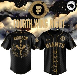 San Francisco Giants x Fourth Wing Night Limited Custom Baseball Jersey 2