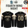 Seattle Kraken x Fourth Wing Night Limited Edition Hockey Jersey