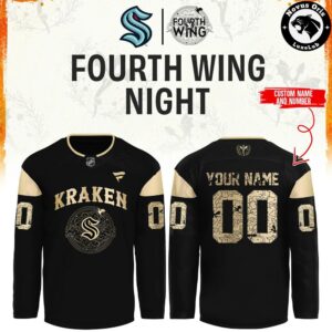 Seattle Kraken x Fourth Wing Night Limited Edition Hockey Jersey