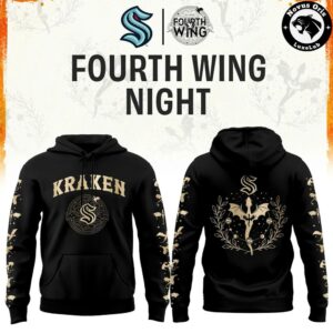 Seattle Kraken x Fourth Wing Night Limited Edition Hoodie