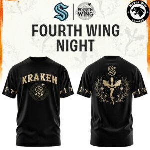 Seattle Kraken x Fourth Wing Night Limited Edition T-Shirt