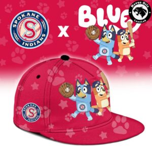 Spokane Indians x Bluey Night Limited Edition Baseball Jersey 3