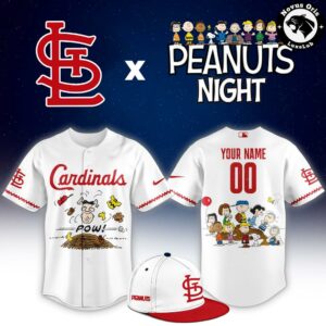 St. Louis Cardinals x Peanuts Night Limited Edition Baseball Jersey