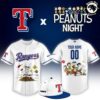 Texas Rangers x Peanuts Night Limited Edition Baseball Jersey