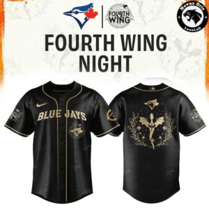 Toronto Blue Jays x Fourth Wing Night Limited Edition Baseball Jersey 2