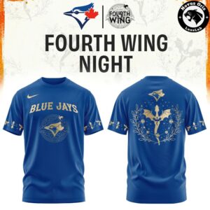 Toronto Blue Jays x Fourth Wing Night Limited Edition T Shirt 1