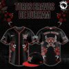 Refrescos de Fuente de Columbus Blue and Pink Custom Baseball Jersey Refrescos de Fuente de Columbus Blue and Pink Custom Baseball Jersey