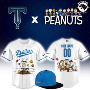 Tulsa Drillers x Peanuts Night Limited Edition Baseball Jersey 1
